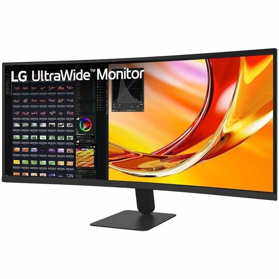 LG 34U601b-B 34" WQHD 120Hz Curved Ultrawide Monitor - 3440X1440 - DisplayPort - Hdmi - HDR10 - Amd FreeSync Premium - Tilt Adjustable - 100X100 Vesa