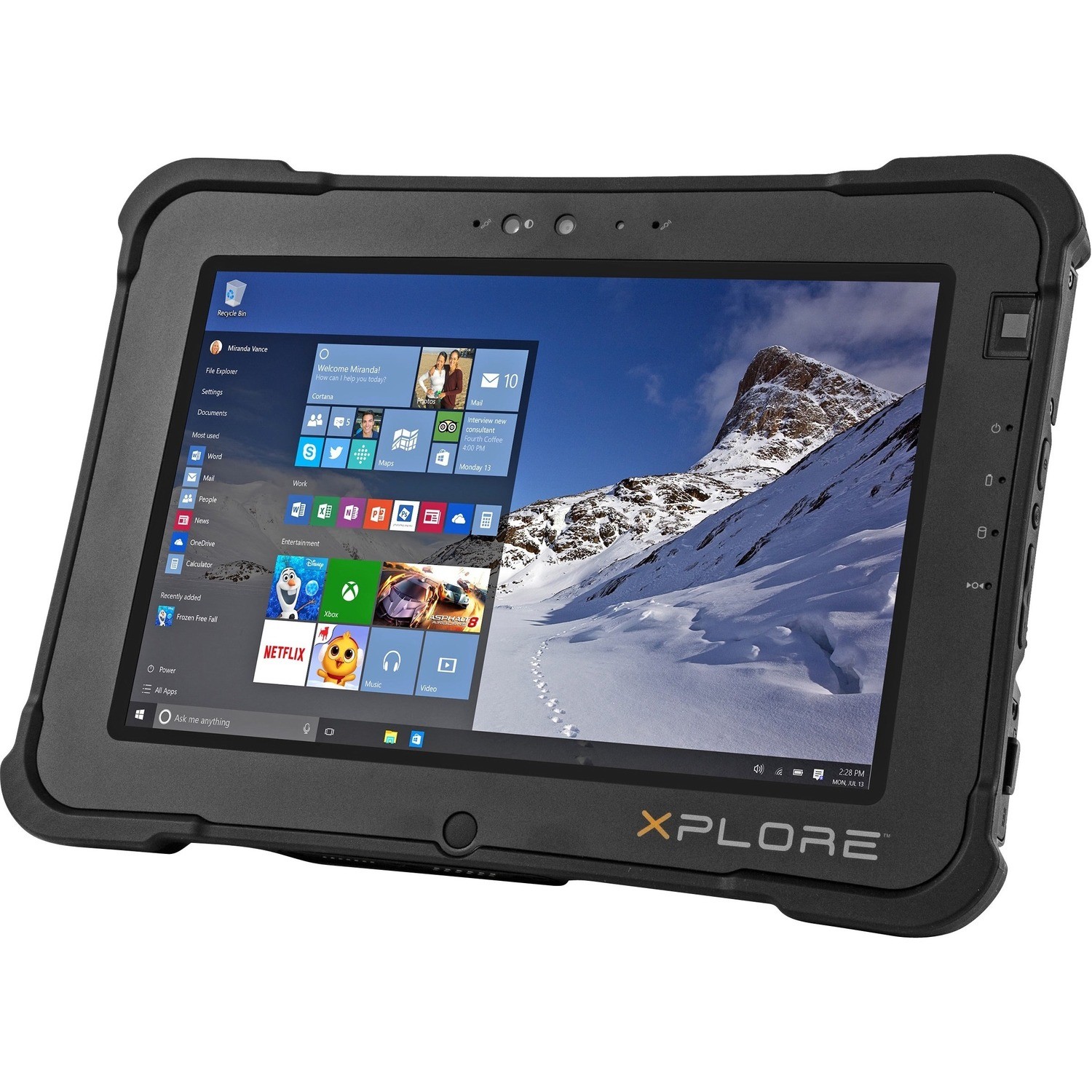 Xplore XSLATE L10 Tablet-pc - 25,7 cm (10,1") - Qualcomm Snapdragon 660 - 4 GB - 64 GB Opslag - Android 8.1 Oreo - 4G