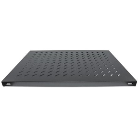 Intellinet 19" Fixed Shelf, 1U, 700mm Depth, Max 50kg ,Black