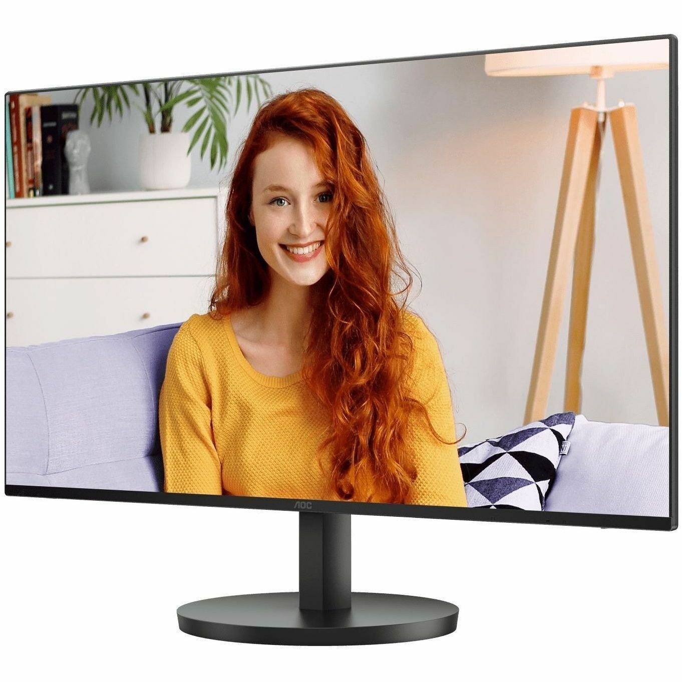 AOC 23.8' IPS 1ms 120hz, Ultra Slim, Speakers, Flicker Free, FHD 1920×1080@100Hz – HDMI, 1920×1080@60Hz – VGA. VESA 100 x 100, Earphone.Office Monitor