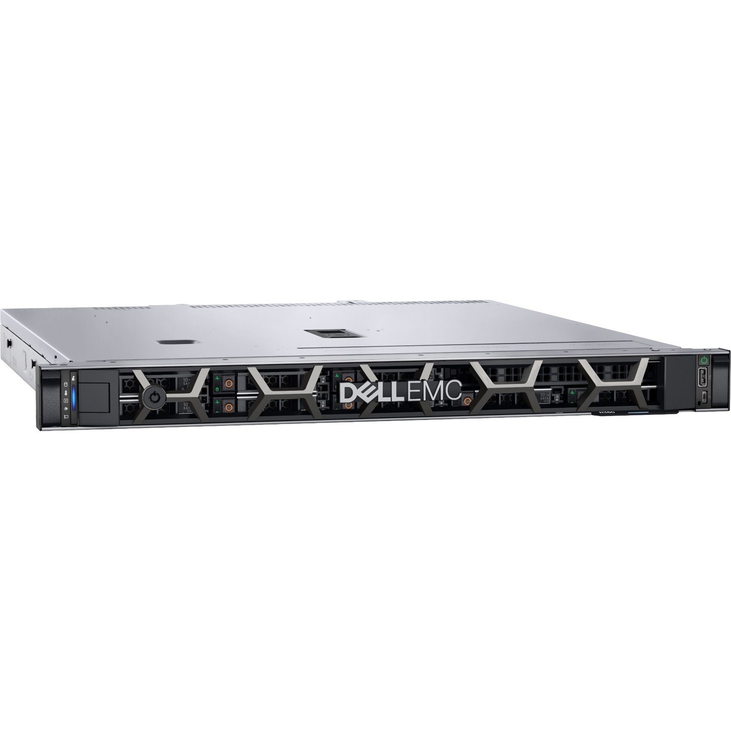 Dell EMC PowerEdge R350 1U Rack-mountable Server - 1 Xeon E-2334 3.40 GHz - 8 GB RAM - 480 GB SSD - 12Gb/s SAS, Serial ATA/600 Controller