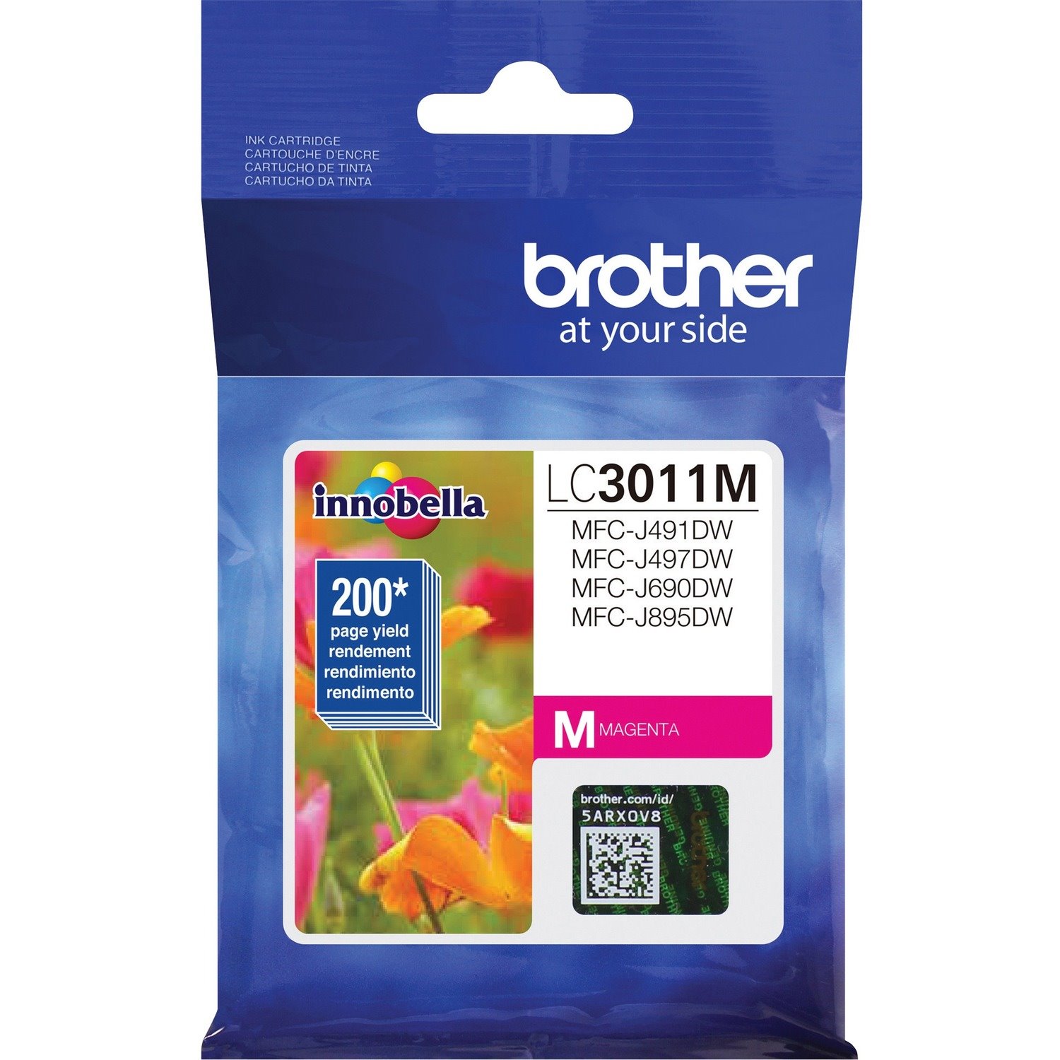 Brother LC3011MS Original Standard Yield Inkjet Ink Cartridge - Single Pack - Magenta - 1 Each