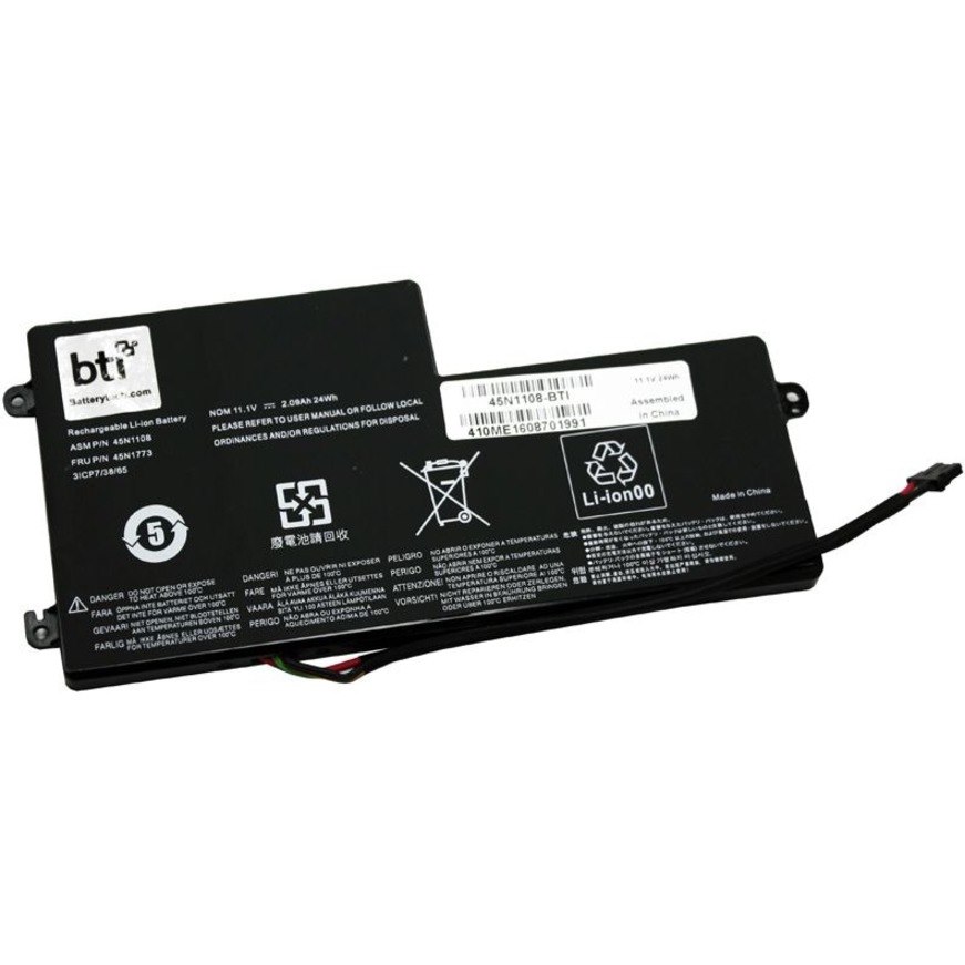 BTI 45N1108-BTI 11.1V 24WHR LI-ION BATTERY 121500143, 121500144, 01AV459, 45N1108, 45N1109, 45N1110, 45N1111, 45N1112, 45N1113, 45N1773, L16M3P71, SB10K97602