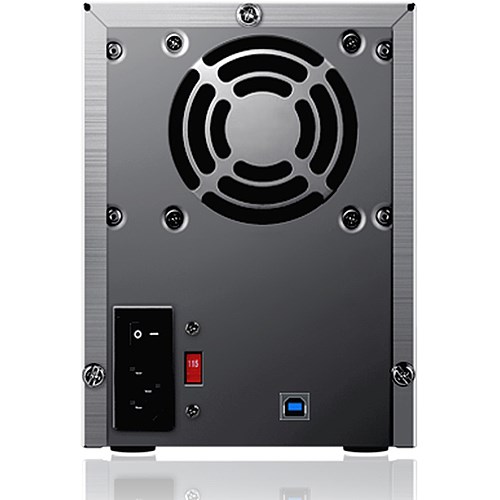 Sans Digital TowerRAID TR4U+B - 4 Bay SATA to USB 3.0 JBOD Enclosure (Black)