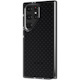 Tech21 Evo Check Case for Samsung Galaxy S23 Ultra Smartphone - Iconic Check Design - Smokey, Black