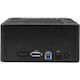 StarTech.com Standalone Hard Drive Duplicator Dock, External Dual Bay HDD/SSD Cloner/Copier, USB 3.0 / eSATA, SATA Disk Cloning / Recovery