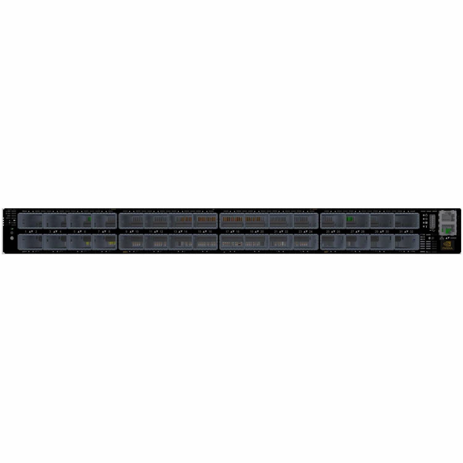 Nvidia Quantum-2 QM9700 - Switch - Beheerd - 32 X 400 Gigabit Osfp - Luchtstroom Van Achterkant Naar Voorkant - Rack-Uitvoering
