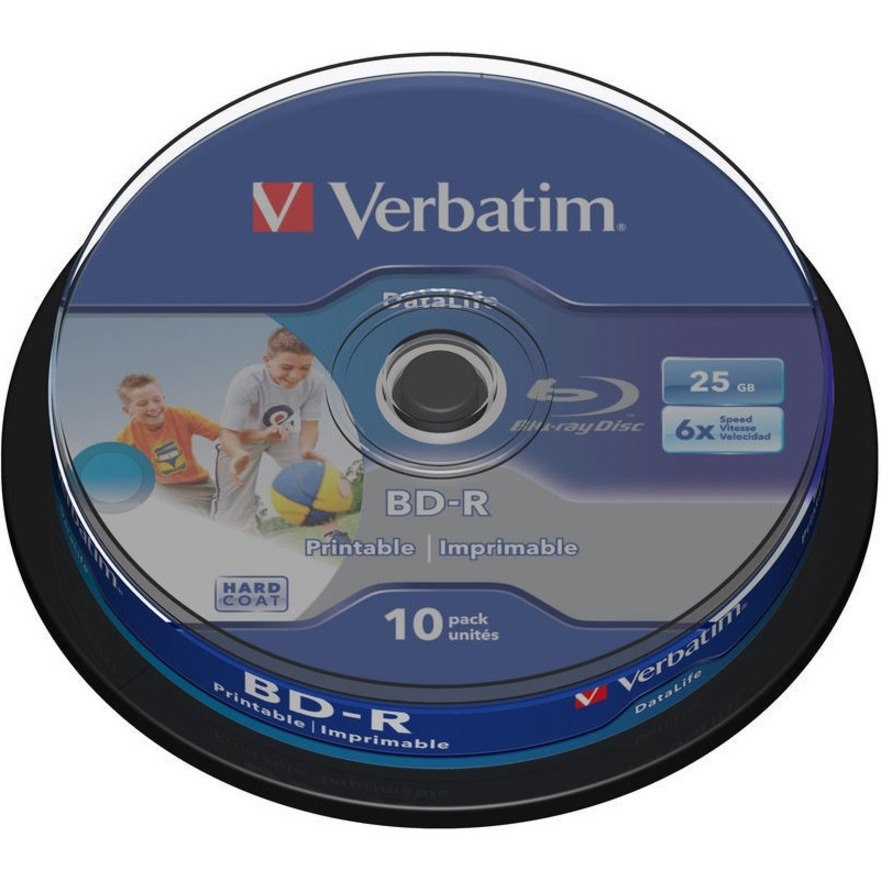 Verbatim DataLife Blu-ray Recordable Media - BD-R - 6x - 25 GB - 10