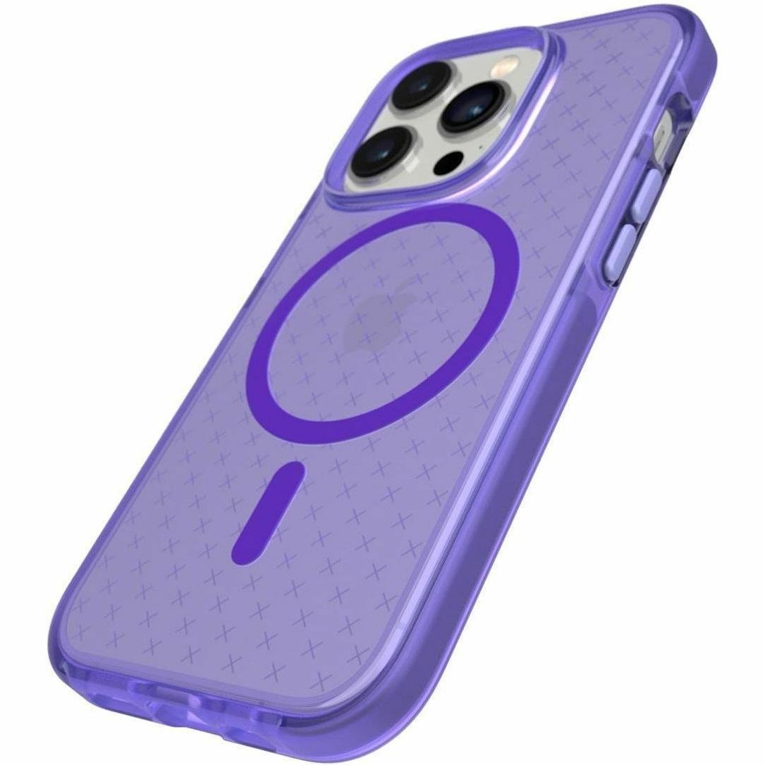 Tech21 Evo Check Case for Apple iPhone 14 Pro Smartphone - Purple