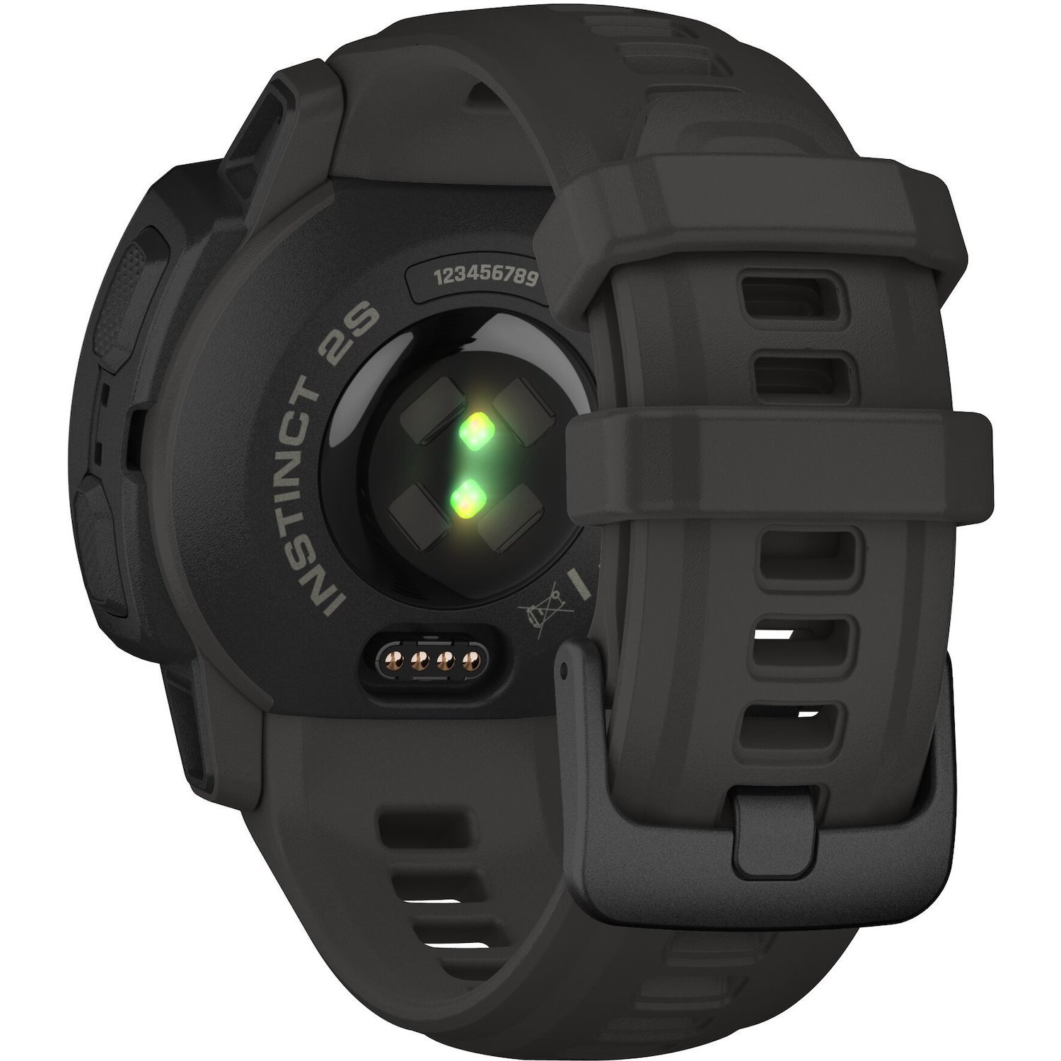 Garmin Instinct 2S Smart Watch - Graphite Body Color - Fiber Reinforced Polymer Case Material - Silicone Band Material