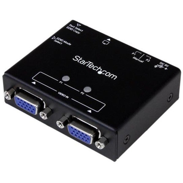 StarTech.com 2-Port VGA Auto Switch Box with Priority Switching and EDID Copy