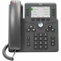 Cisco 6871 IP Phone - Corded - Corded - 3 Multiple Conferencing - Wall Mountable