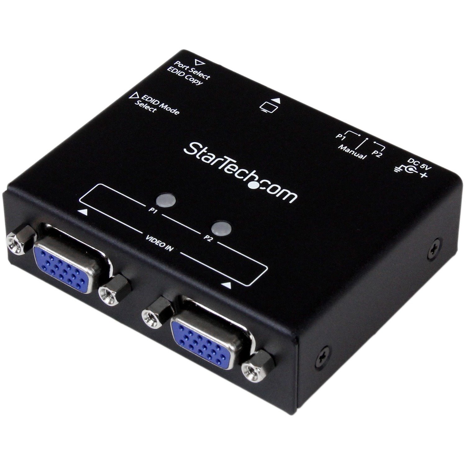 StarTech.com 2-Port VGA Auto Switch Box with Priority Switching and EDID Copy