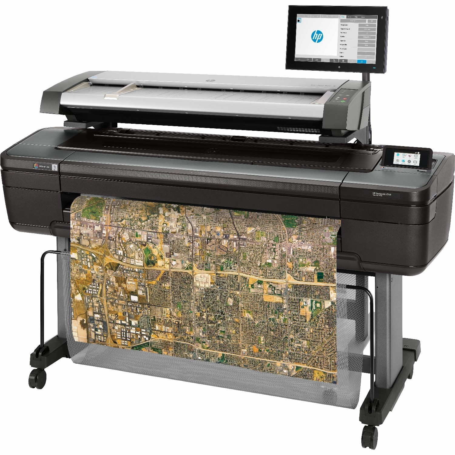 HP DesignJet HD Pro 2 PostScript A0 Inkjet Large Format Printer - Includes Printer, Scanner, Copier, Cutter - 44" Print Width - Color