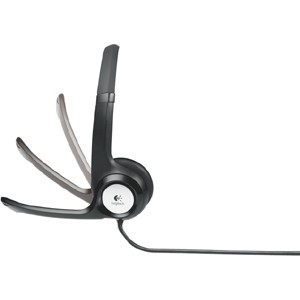 LOGITECH H390 WIRED USB STEREOHEADSET, NOISE CANCELLING MIC, 2YR WTY
