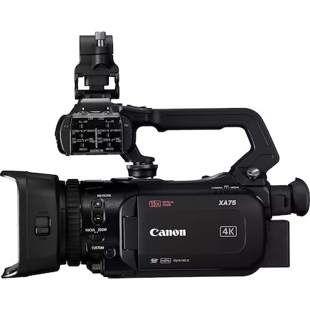 Canon XA75 Professional Digital Camcorder - 8.9 cm (3.5") LCD Touchscreen - 1" CMOS - 4K