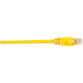 Black Box CAT5e Value Line Patch Cable, Stranded, Yellow, 3-ft. (0.9-m), 10-Pack