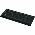 Logitech K280e Keyboard - Cable Connectivity - USB Interface - English (US) - QWERTY Layout - Black