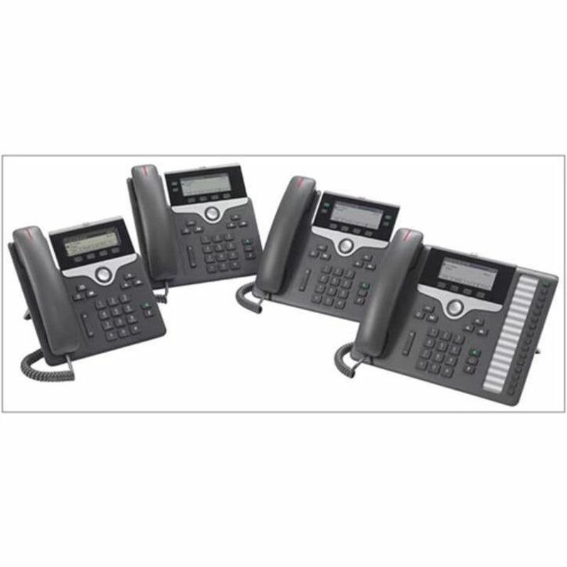 Cisco 7811 IP Phone - Refurbished - Corded - Corded - Wall Mountable - Charcoal