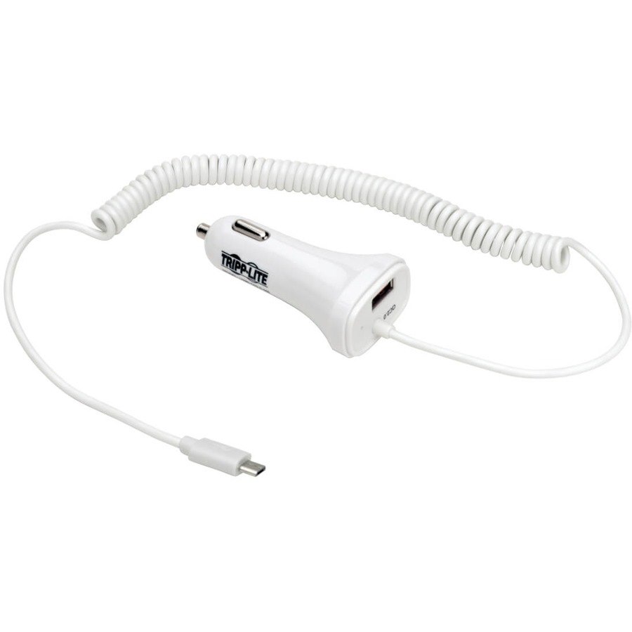 Tripp Lite by Eaton Dual-Port USB Car Charger for Tablets and Cell Phones with Quick Charge 2.0 Technology