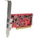 StarTech.com 2 Port PCI SuperSpeed USB 3.0 Adapter Card with SATA Power - 5Gbps