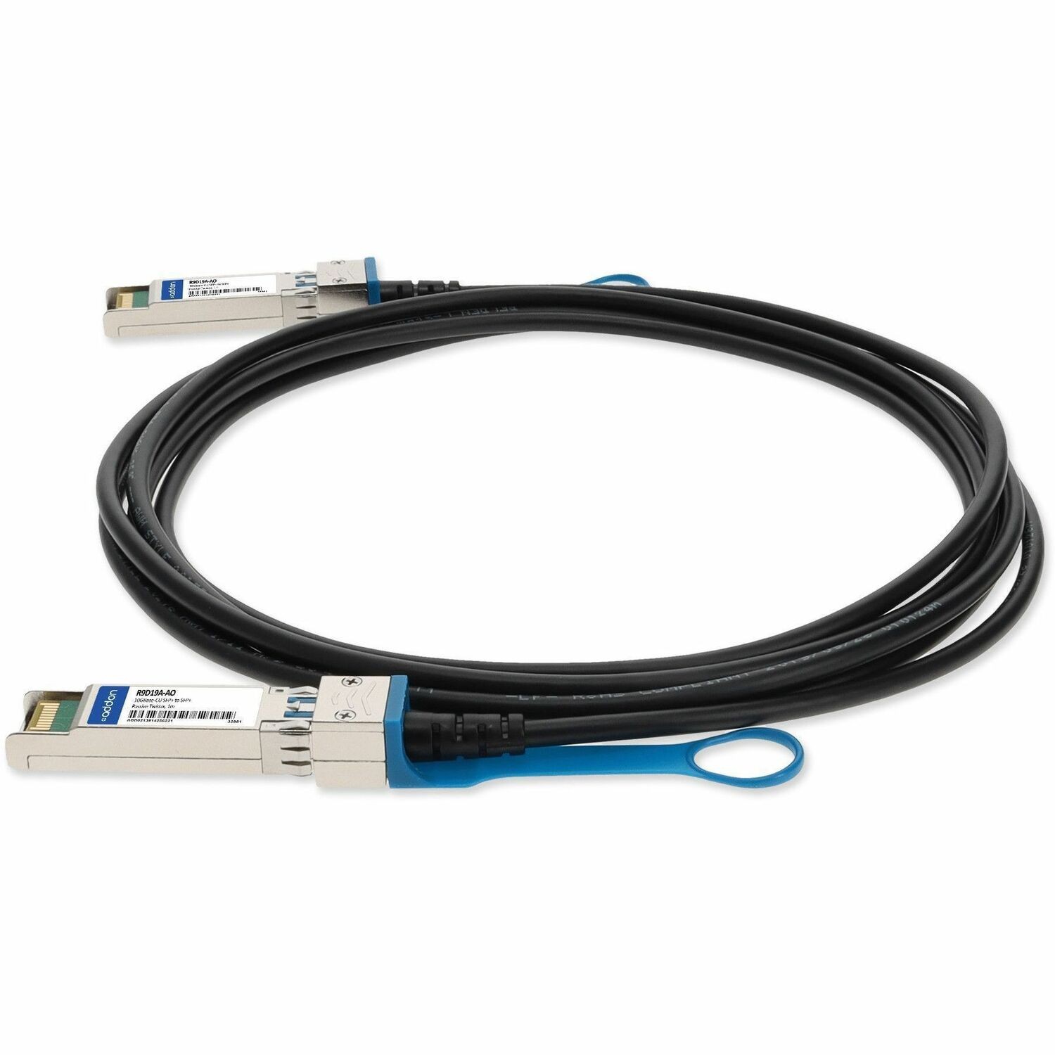 AddOn Aruba Networks&reg; R9D19A Compatible TAA 10GBase-CU SFP+ to SFP+ Direct Attach Cable (Passive Twinax, 1m)