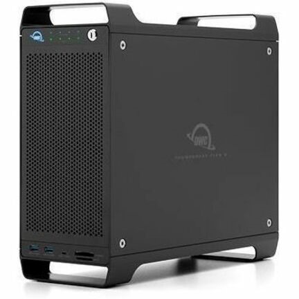 OWC Thunderbay Flex 8 Drive Enclosure Serial ATA, U.2 - Thunderbolt 3 Host Interface - Black