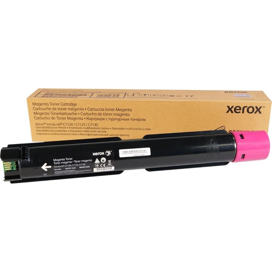 Xerox Genuine Xerox&reg; VersaLink&reg; C7100 Series Color Multifunction Printers Magenta Extra High capacity Toner Cartridge (18500 Pages) - 006R01826