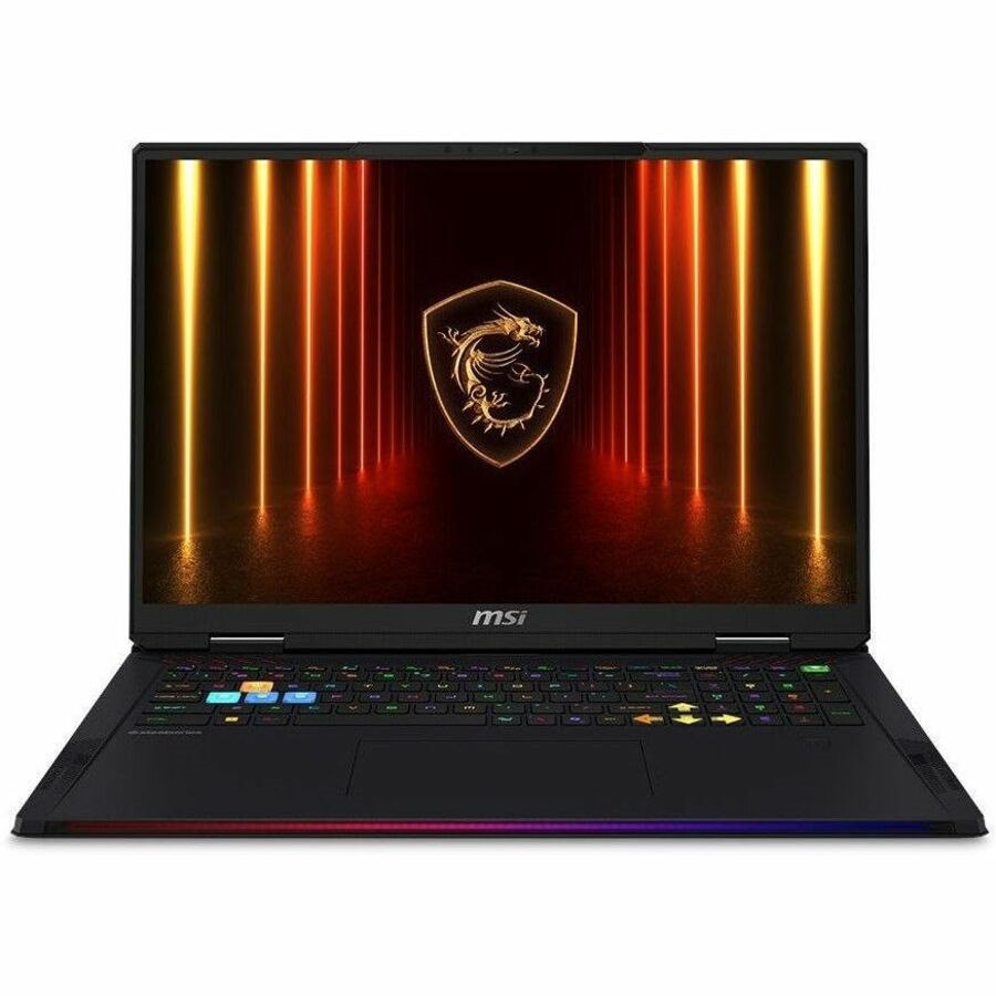 MSI Raider 18 HX AI A2XW RAIDER 18 HX AI A2XWJG-069US 18" Gaming Notebook - UHD+ - 120 Hz - Intel Core Ultra 9 285HX - 64 GB - 2 TB SSD - Core Black
