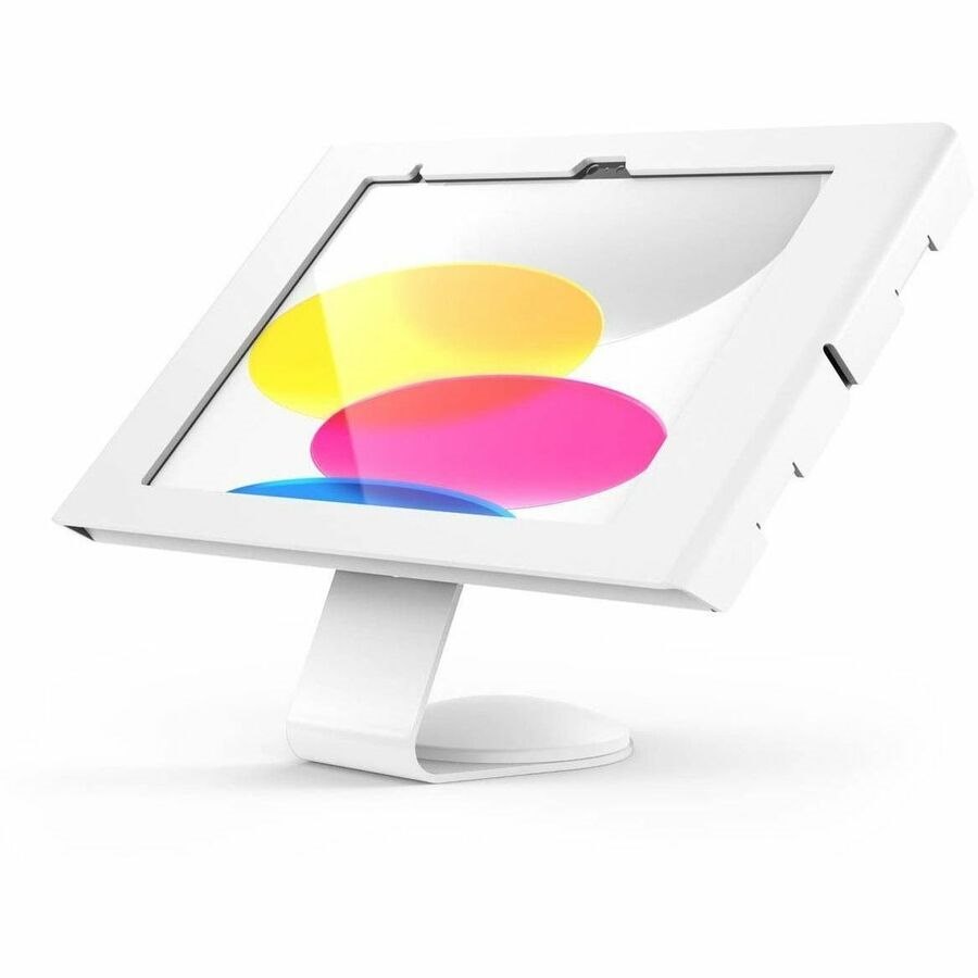 Compulocks Apex - Stand - Exposed Front/Back Camera And Sensors - For Tablet - Aluminium - White - Wall-Mountable, Desk-Mountable - For Apple 10.9-Inch iPad (10TH Generation), iPad (A16)