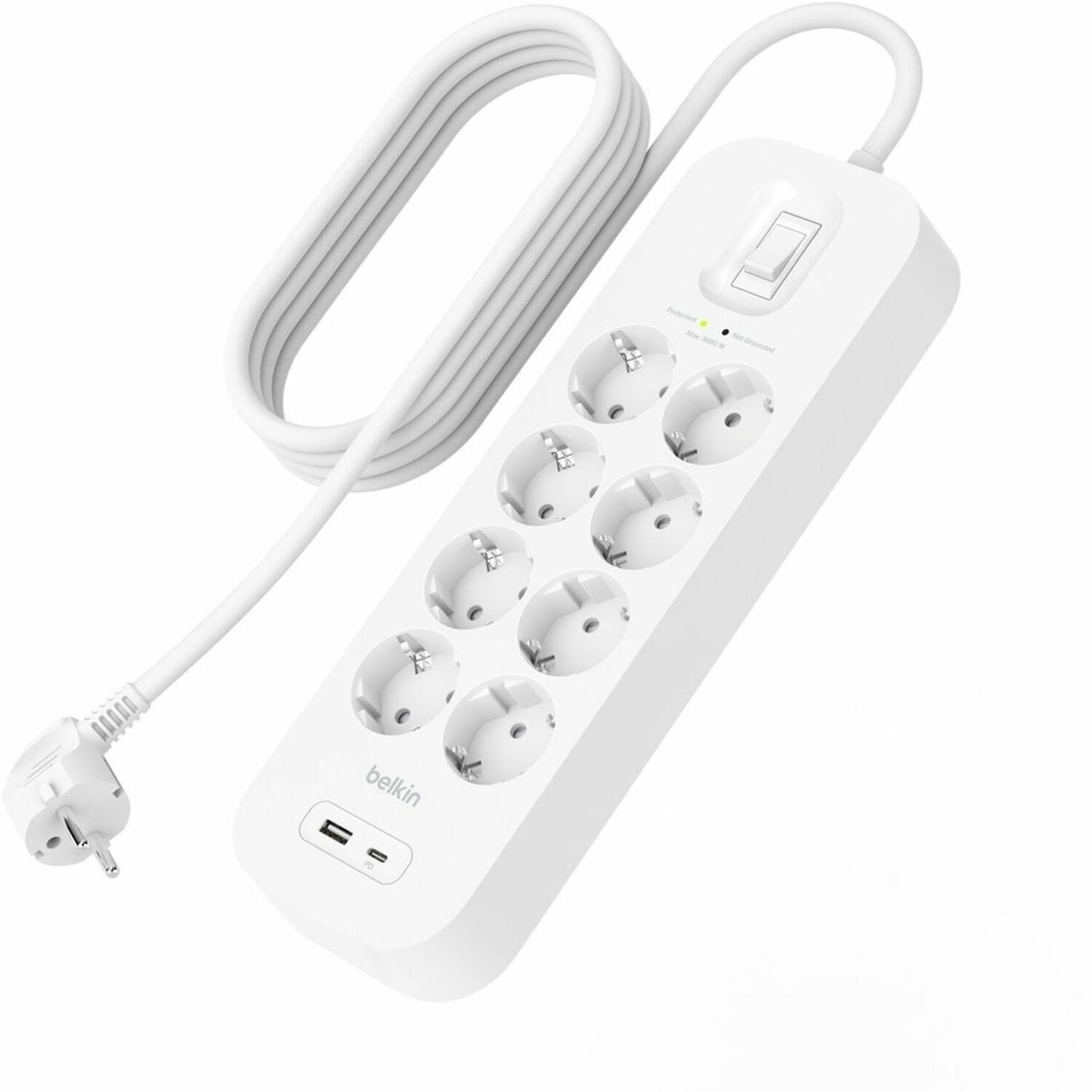Belkin Connect Overspanningsbeveiliger - Wit