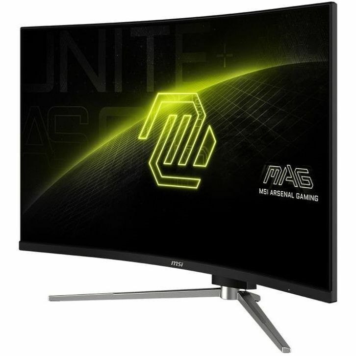 MSI MAG 325CQRXF E2 32" Class WQHD Curved Screen Gaming LED Monitor - 16:9 - Metallic Black