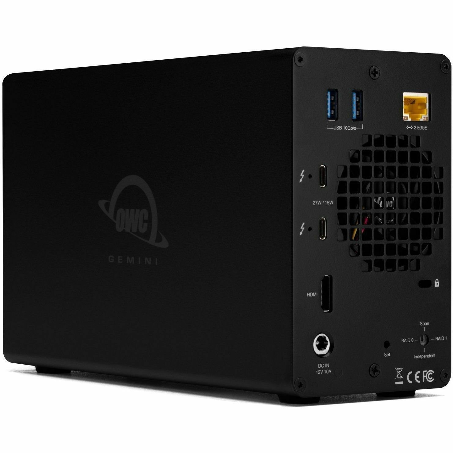 OWC 8TB Gemini Thunderbolt (40Gb/s) Dock And Dual-Drive SSD RAID External Storage Solution