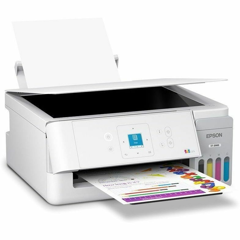 Epson ET-2900 Wireless EcoTank Inkjet Multifunction Printer - Color - White