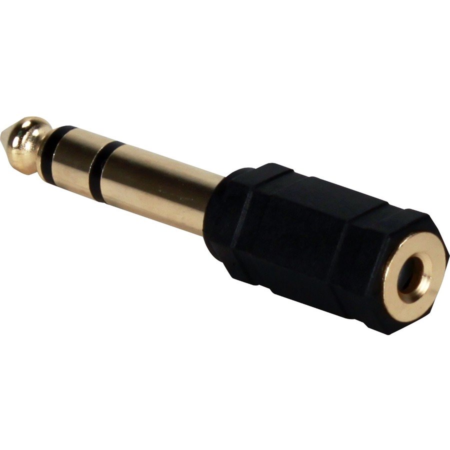 QVS 3.5mm Female to 1/4 Male Audio Stereo Adaptor