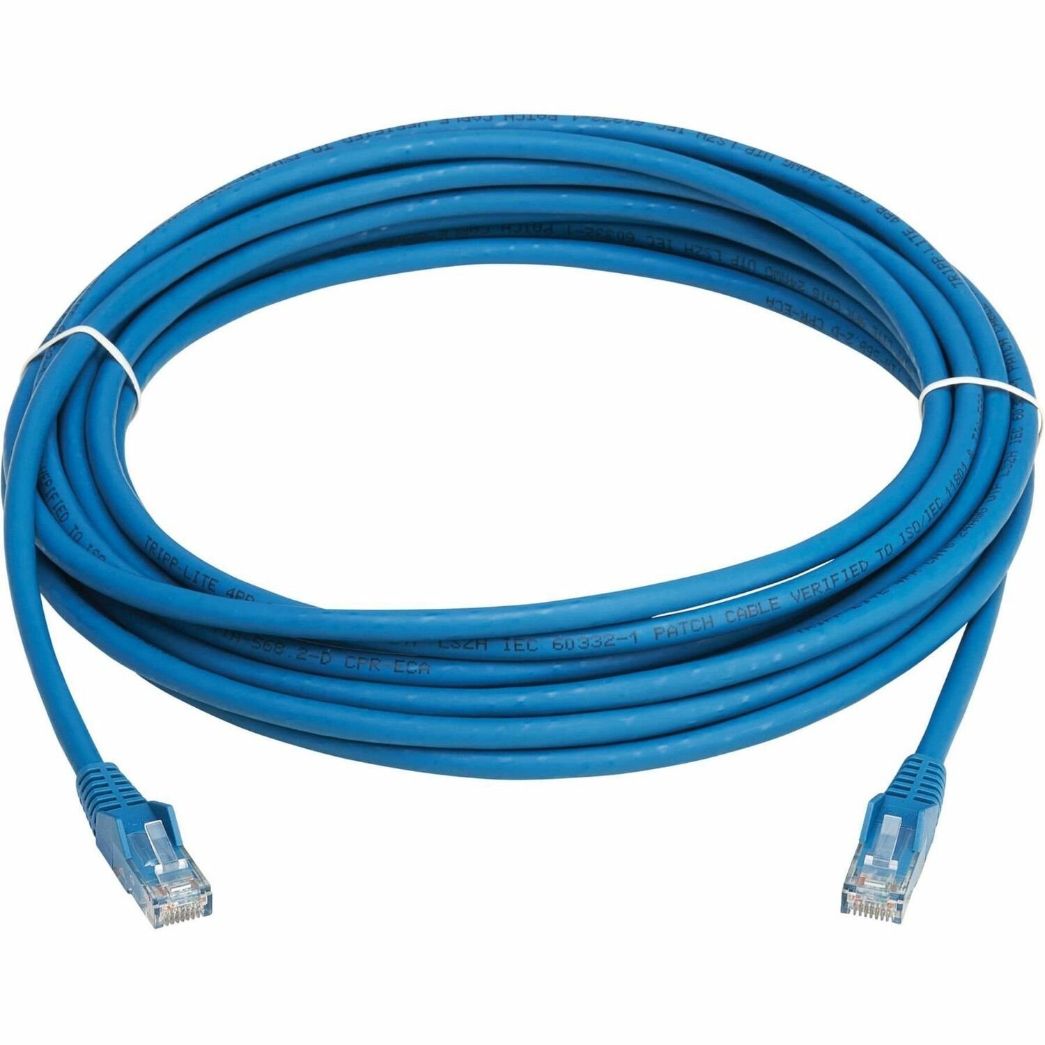 Eaton Tripp Lite Series Cat6 Gigabit Snagless Molded UTP Ethernet Cable (RJ45 M/M), PoE, LSZH, Blue, 7 m (23 ft.)