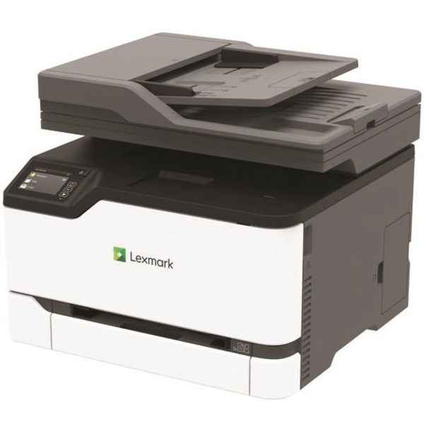 Lexmark MC3426i Wireless Laser Multifunction Printer-Color-Copier/Scanner-26 ppm Mono/26 ppm Color Print-600x600 Print-Automatic Duplex Print-75000 Pages Monthly-251 sheets Input-Color Scanner-600 Optical Scan-Gigabit Ethernet Ethernet-Wireless LAN