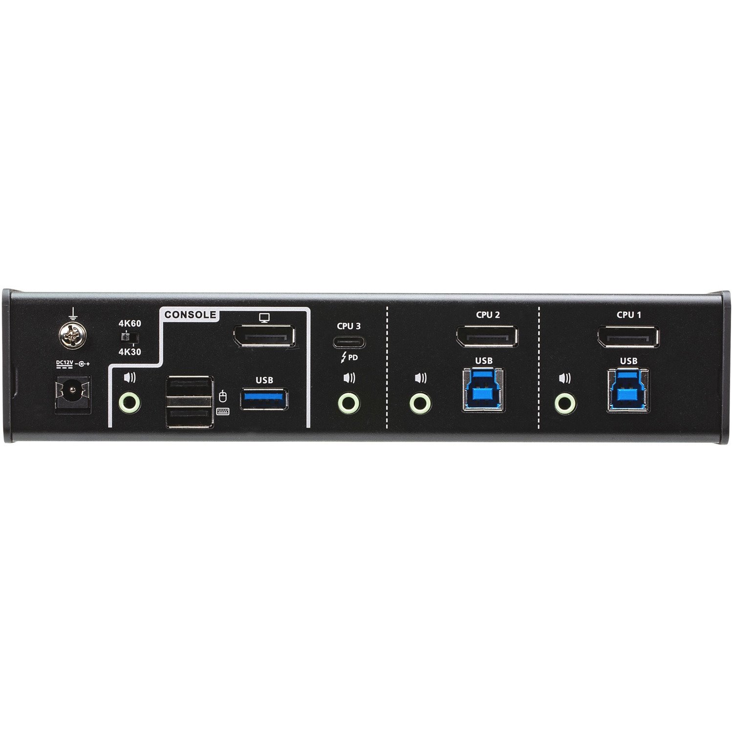 ATEN CS1953 3-Port USB-C DisplayPort Hybrid KVMP Switch