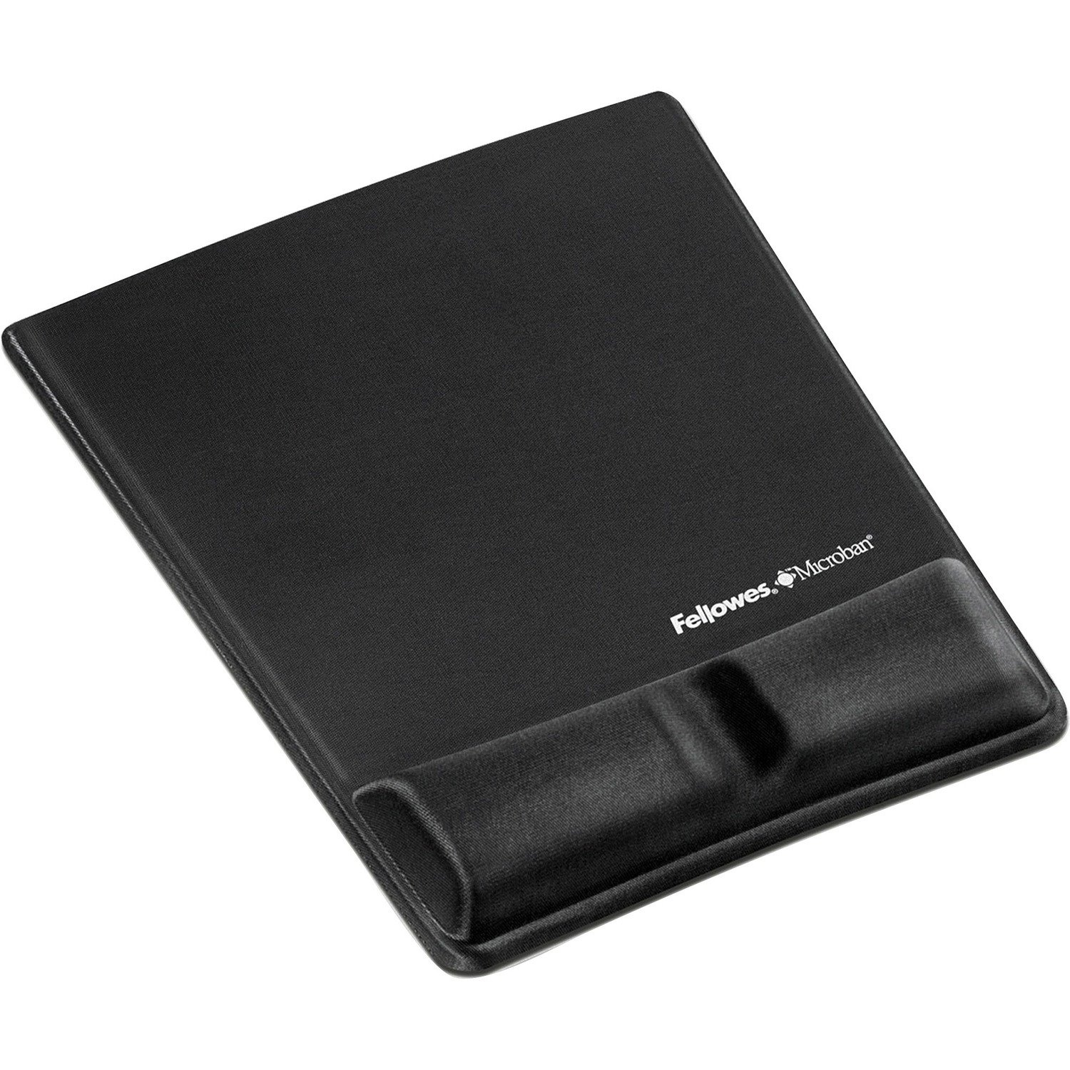 Fellowes&reg; MICROBAN&reg; Memory Form Mouse Pad Wrist Support - Graphite (9184001)