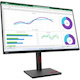 Lenovo ThinkVision T32h-30 32" Class WQHD LED Monitor - 16:9 - Raven Black