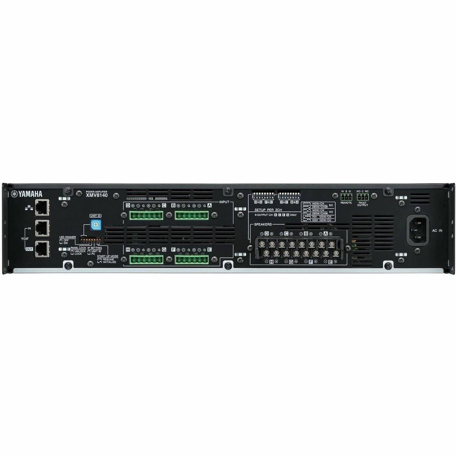 Yamaha XMV8140 Amplifier - 1120 W RMS - 8 Channel