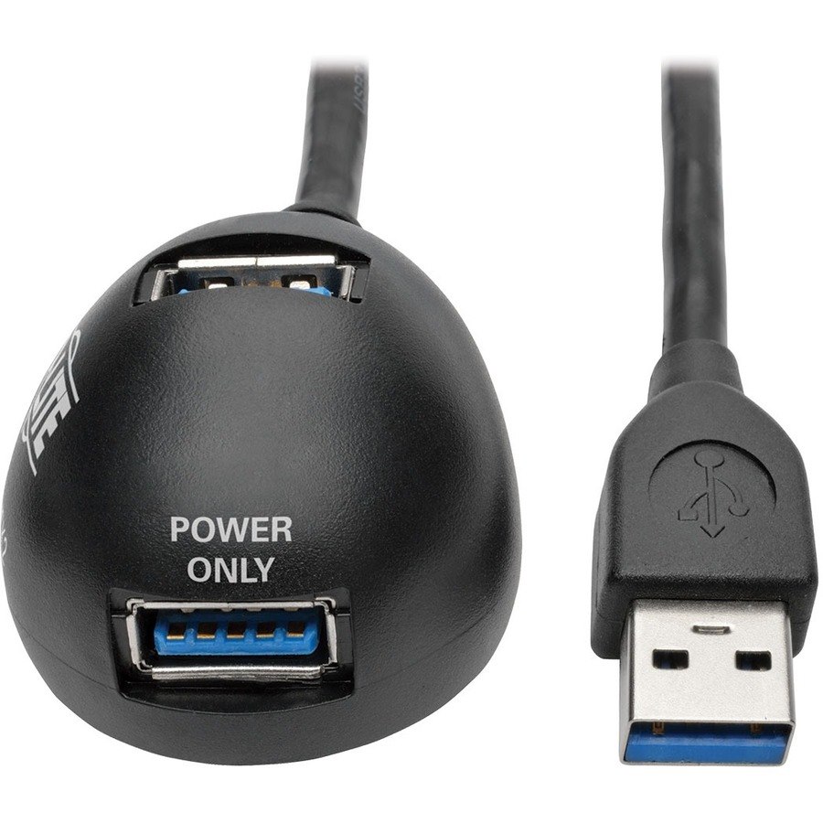 Eaton Tripp Lite Series 2-Port USB 3.0 SuperSpeed Desktop Extension Cable A (M/2xF), 6 ft. (1.83 m)