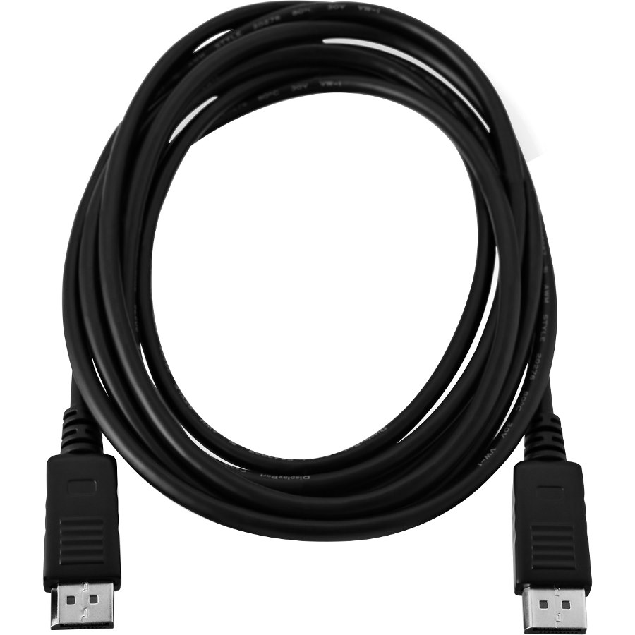 V7 DisplayPort 1.2 Cable 21.6 Gbps 4K UHD 2m/6.6ft Black