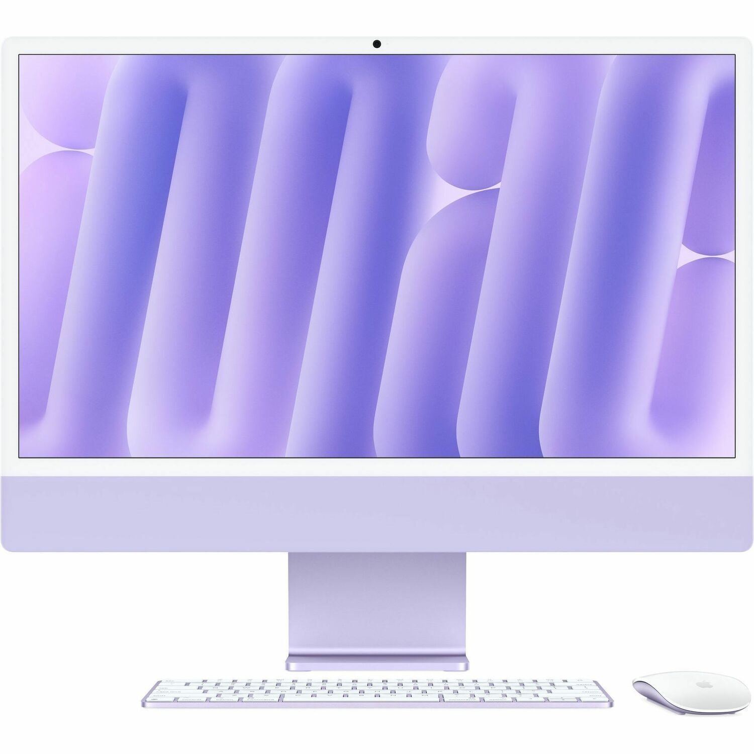 Apple iMac All-in-One Computer - Apple M4 4th Gen - 16 GB - 256 GB SSD - 61 cm (24") 4.5K - Desktop - Purple