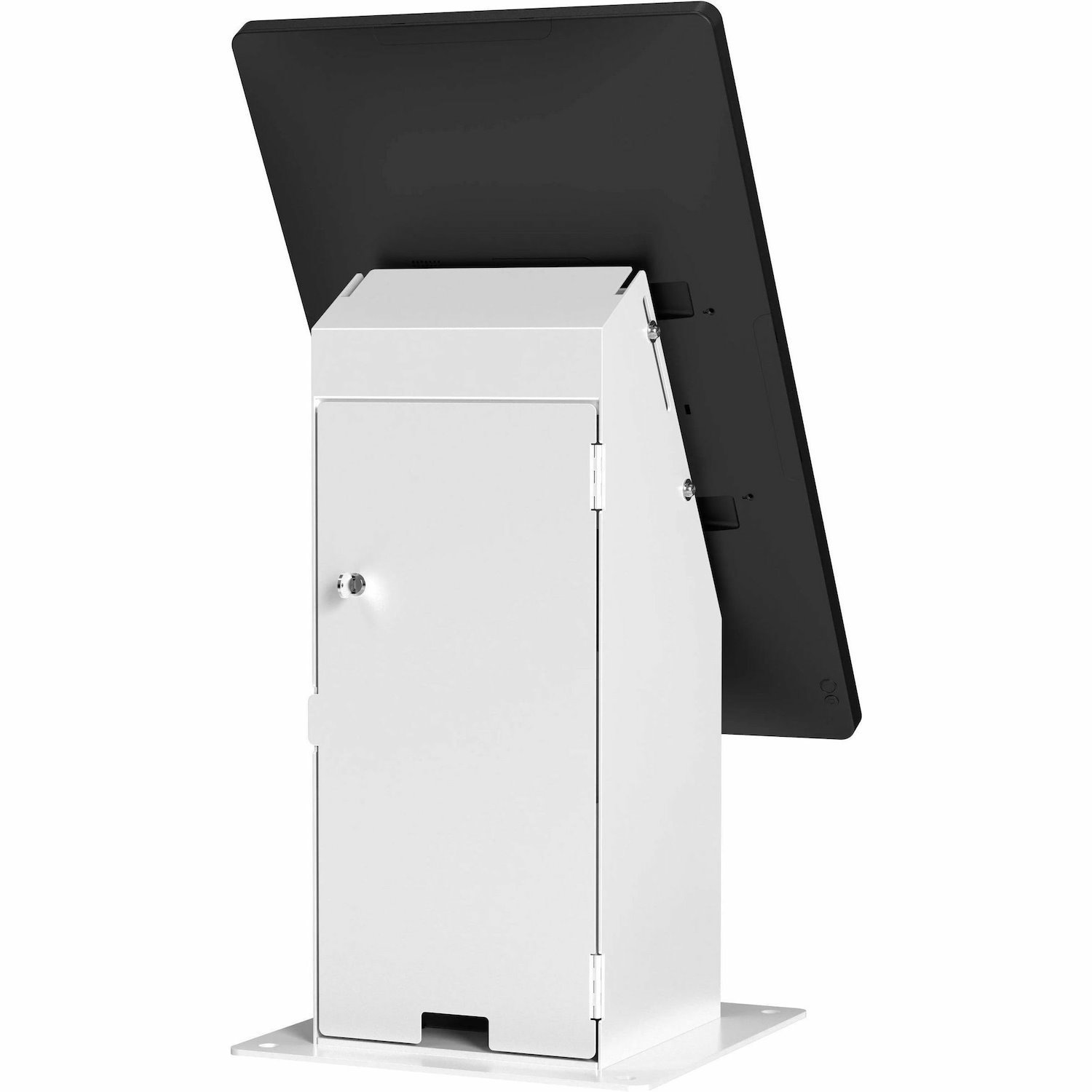CTA Digital Self Service Kiosk with Printer Compartment and Storage (Black)