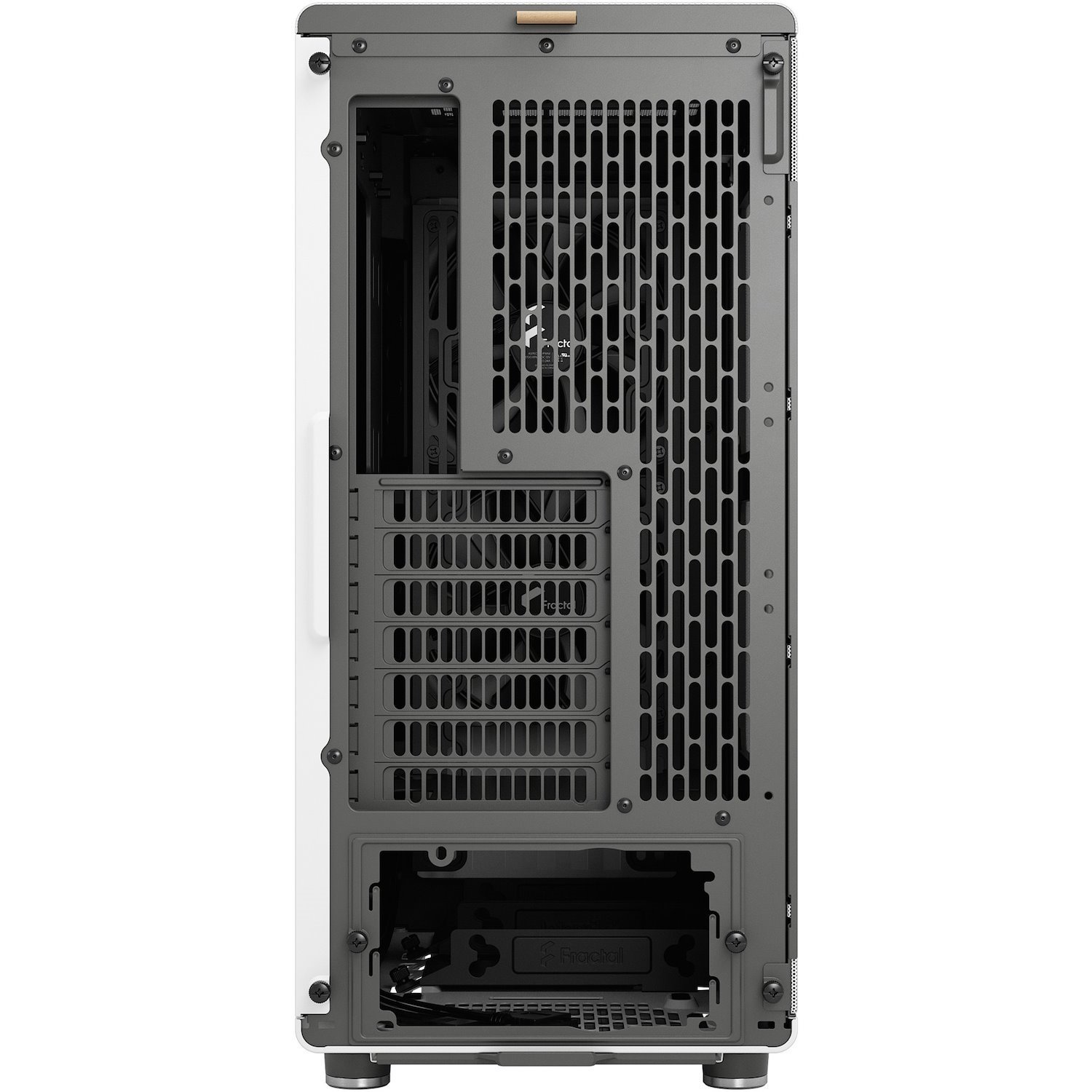 Fractal Design Computer Case - ATX Motherboard Supported - Mid-tower - Mesh, Steel - Chalk White
