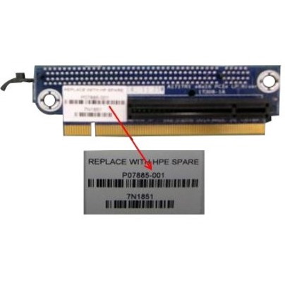 HPE - Certified Genuine Parts 8x16 LP Riser