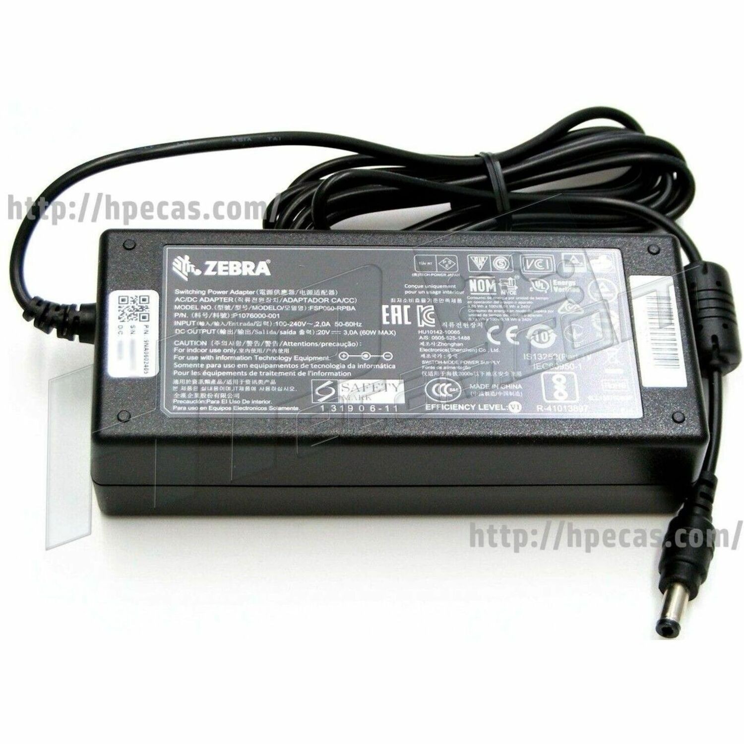 Zebra 105950-076 Proprietary Power Supply
