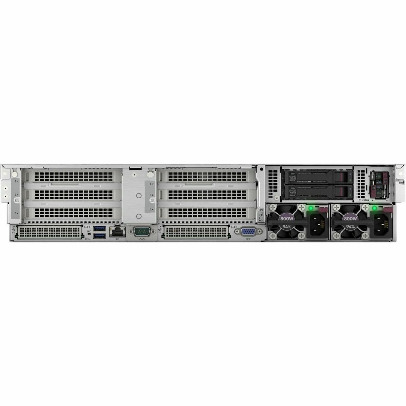 HPE ProLiant DL385 G11 2U Rack Server - 1 x AMD EPYC 9124 2.70 GHz - 32 GB RAM - 12Gb/s SAS Controller