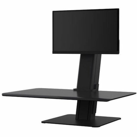 Humanscale QuickStand Eco, Single Monitor, Black